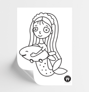 Thumbnail for the Marina coloring page download